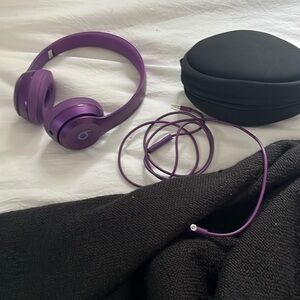Purple beats headphones